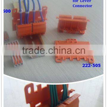 CE/CB/Rohs Approved 2poles 3poles 5poles plastic wire connector 222series wago