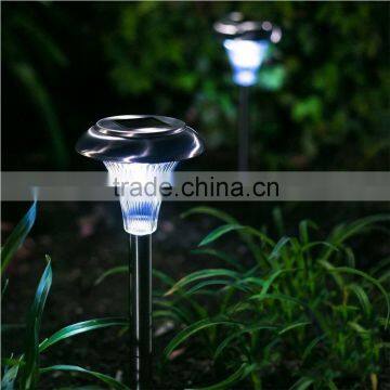 7 Color Changing Outdoor Stainless Steel Solar LED lawn Light