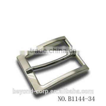 good price 34mm metal pin belt buckle in zinc alloy classic deisgn