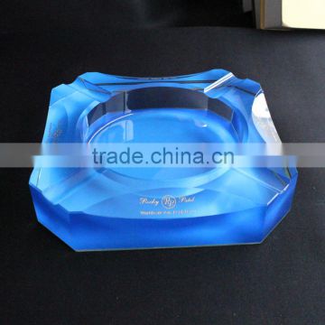 2016 high quality blue crystal fancy ashtray