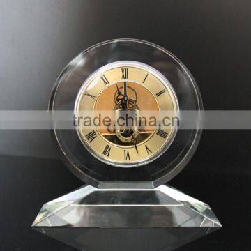 Round Shaped Crystal Desktop Clock photo-2