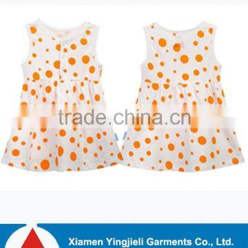 cotton dress design for little grils,summer casual frocks