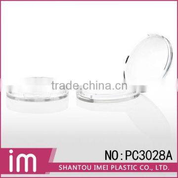Round Transparent Plastic Makeup Case Powder Blush Containers photo-2