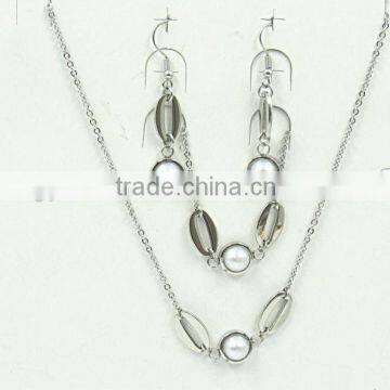 jewelry set stainless steel necklace bracelet