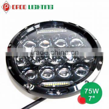 Hot new products for 2015 auto parts jeep wrangler led headlight