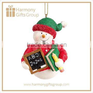 Polyresin Decorative Snowman Teachers Day Gifts