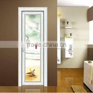 Bathroom door design aluminum swing door