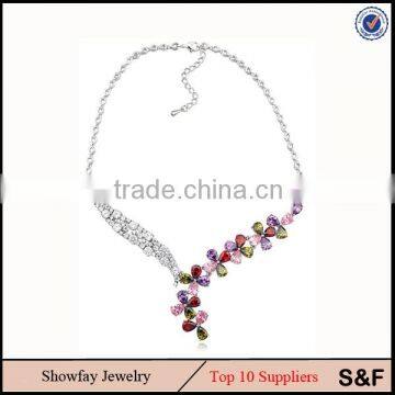 Fashion Statement CZ Stone Necklace For Women Necklaces In Natural Stones