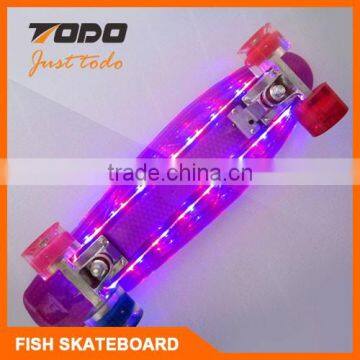 2016 New mini cruiser fish skateboard For Whole Price