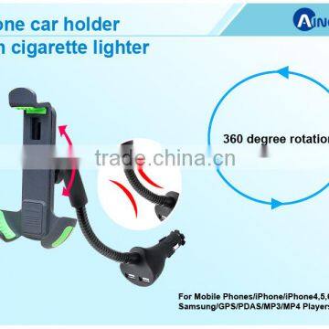 360 Degree Rotatable Universal Car Holder With Wireless Charger photo-3