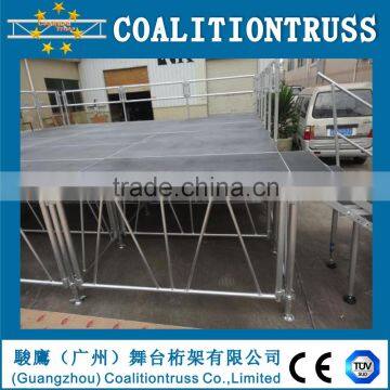 Hot sale cheap aluminum removable mobile stage for sale