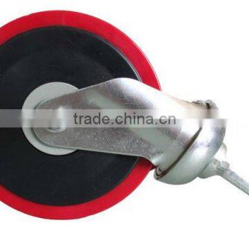 escalator caster for shopping cart
