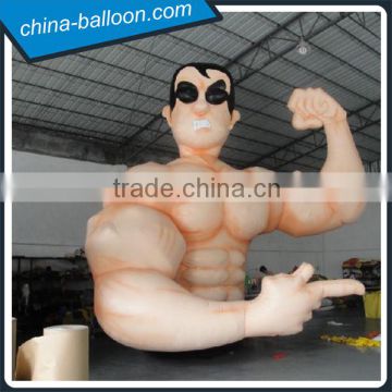 4m giant inflatable muscle man / inflatable gym man for advertising                        
                                                                                Supplier's Choice