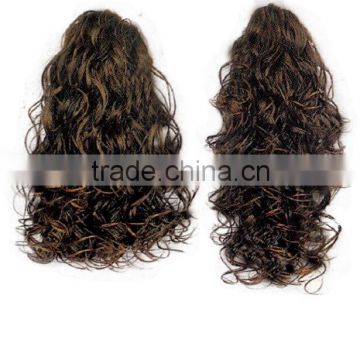 Fctory Wholesale Remy Hair Weaves , Curly Hair Weaves