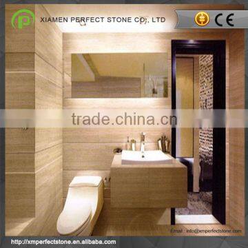 Floor Wall Cladding White Serpeggiante Marble For Tile Batheroom