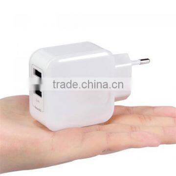 CE FCC 5V 4.8A 24W EU Plug USB Wall Adapter Home Charger Travel Charger For Iphone