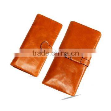 2015 boutique woman's long leather wallet kangjiaxu manufacturer