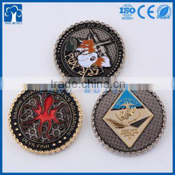YAZS Metals Factory Custom Antique Gold Silver Military Metal Souvenir Coin Quality Choice photo-2