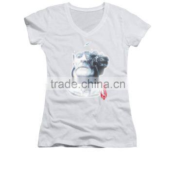 Girls Custom Screen Printed T-shirt/ Women Wholesale Printing T-shirt Ladies And Unisex T Shirt