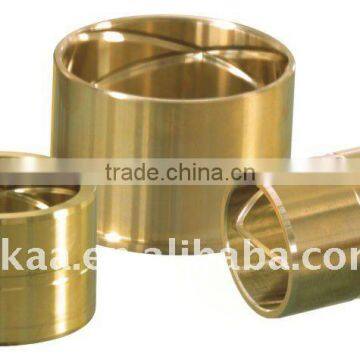 CNC machined bronze grooved bushing suspension bushing