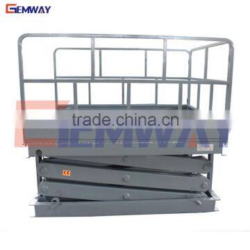 CE approved hydraulic stationary scissor electric lift table for sale