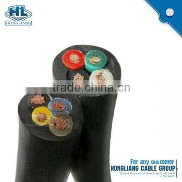 CABLE RUBBER INSULATED SCREENED PCP SHEATHED 300/500V 3 CORE 2.5MM2 BLACK rubber cable