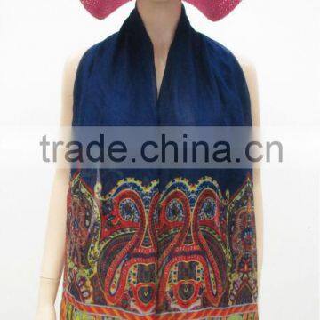 Polyester scarf fabric,Fashion printed scarf,Scarf AZO-dye free