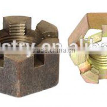 DIN hexagon slotted nuts