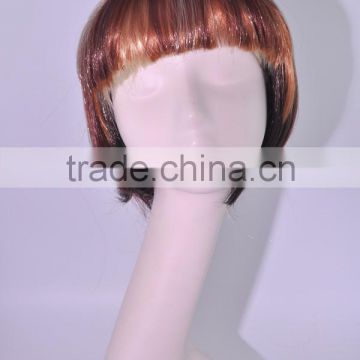 A024 hot selling girls brown ombre color synthetic hair, short bob wigs party wigs in stock