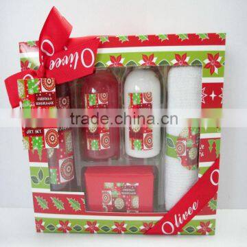 wholesale relaxing cream body care bath set