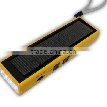 Portable Solar Flashlight Radio & Solar Charger (XLN-812B)