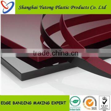 Shanghai factory kitchen cabinet uv board high glossy edging tape