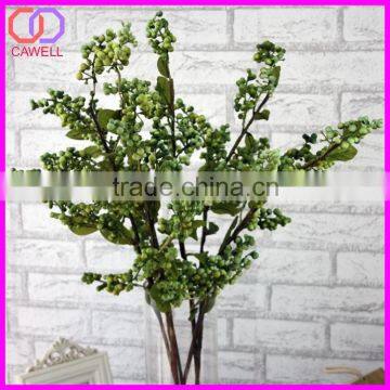 2016 hot selling wholesale christmas decoration green sprays artificial berry