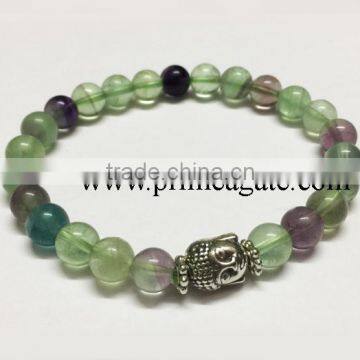 wholesale fashion agate stone natural AAA Multiflourite Buddha bracelet