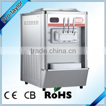 Table model frozen yogurt soft ice cream machine