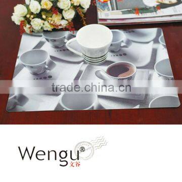 2015 new design custom plastic table place mat