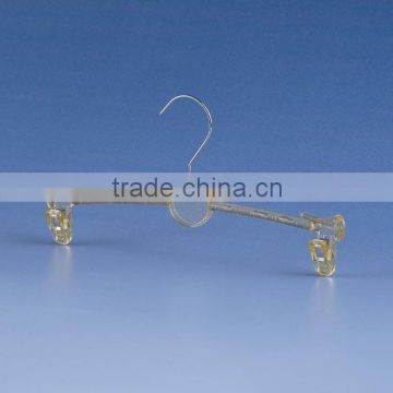 Wholesale custom plastic lingerie hangers with clips