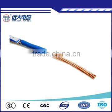 PVC Plastic Coated Copper Stranded Solid Electric Wire Cable 2.5mm 4mm 6mm 10mm