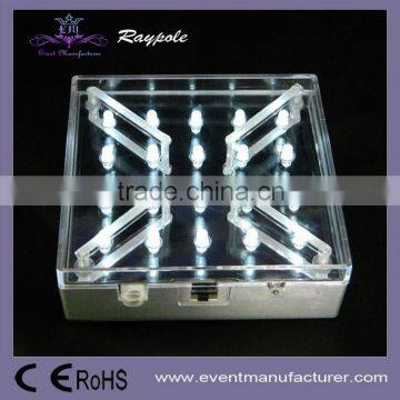 4 Inch Square Battery Operated LED Wedding Table Centerpiece Light Base photo-3