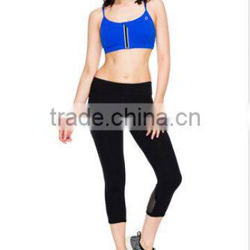 Trendy Design Women Sports Bra Front Zipper Support Yoga Top photo-5