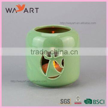 Green Ceramic Candle Holders Made In China