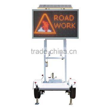 Solar Power Mobile Trailer LED Sign photo-3