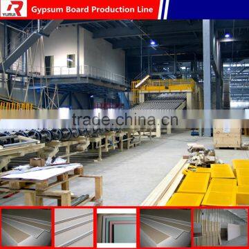 high reward gypsum board production line mini plant / waterproof plaster board machines