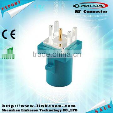 Fakra male connector for PCB mount Waterblue