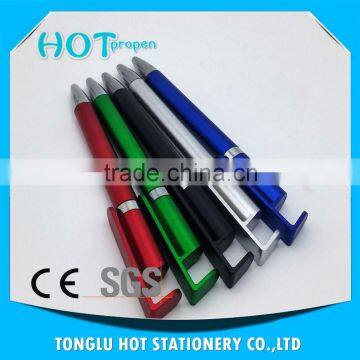 Mobile Phone Support Twist Pen With Big Clip