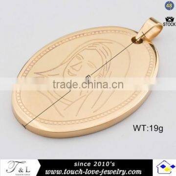 2015 Best Sell Jewelry Virgin Mary Gold Pendant photo-2