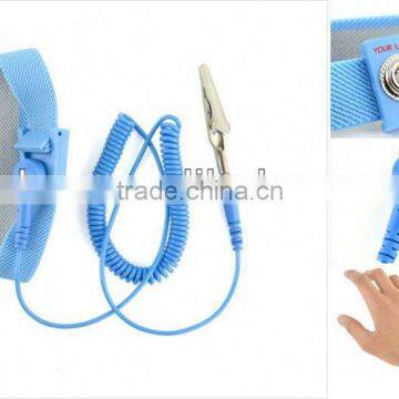 Manufacture dual coiled cord antistatic wrist strap