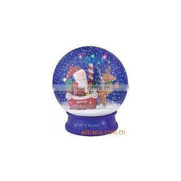 Inflatable Christmas snow globe