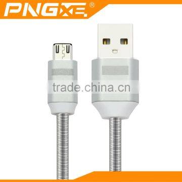 PNGXE 2016 Excellent quality exquisite nylon braided and allumunum alloy cable for iphone and for samsung