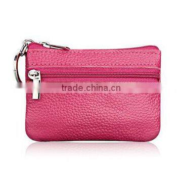 Christmas Gifts Genuine Leather Bulk Buy Women Purse for Coin photo-4